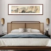 Landscape decorative paintings, living room sofa background, office murals, new Chinese-style spray-painted traditional Chinese paintings, solid wood high-end hanging paintings Specification image